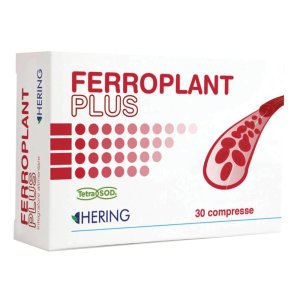 Ferroplant Plus Integratore di Ferro con Acido Folico e Vitamina C 30 Compresse