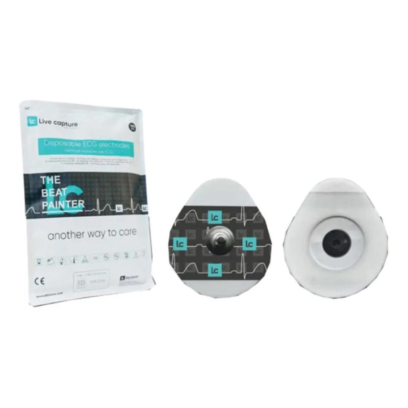 Abintrax Live Capture - Cardio On Line Elettrodo Monouso ECG 100 Pezzi