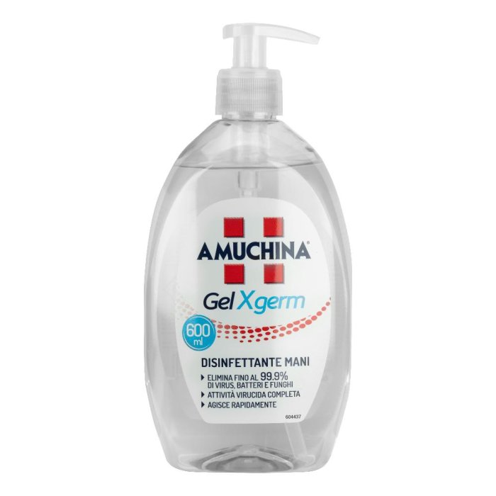 Amuchina Gel X Germ Disinfettante Mani 600 ml Igienizzante Mani ad Azione Antibatterica