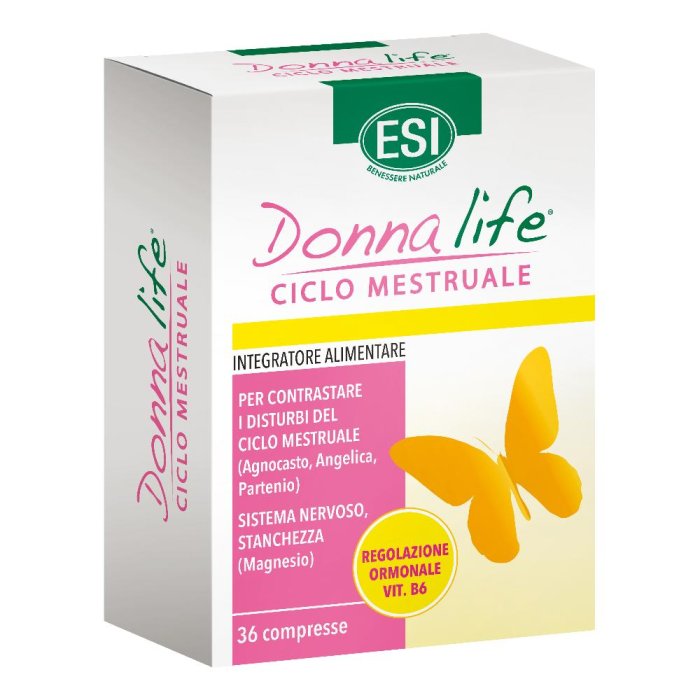 ESI Donna Life - Ciclo Mestruale Integratore Regolazione Ormonale 36 Compresse
