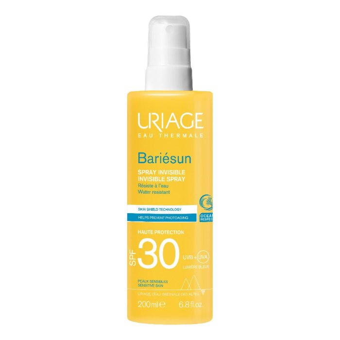 Uriage Bariesun - Spray Invisibile SPF30 Protezione Solare Corpo 200 ml
