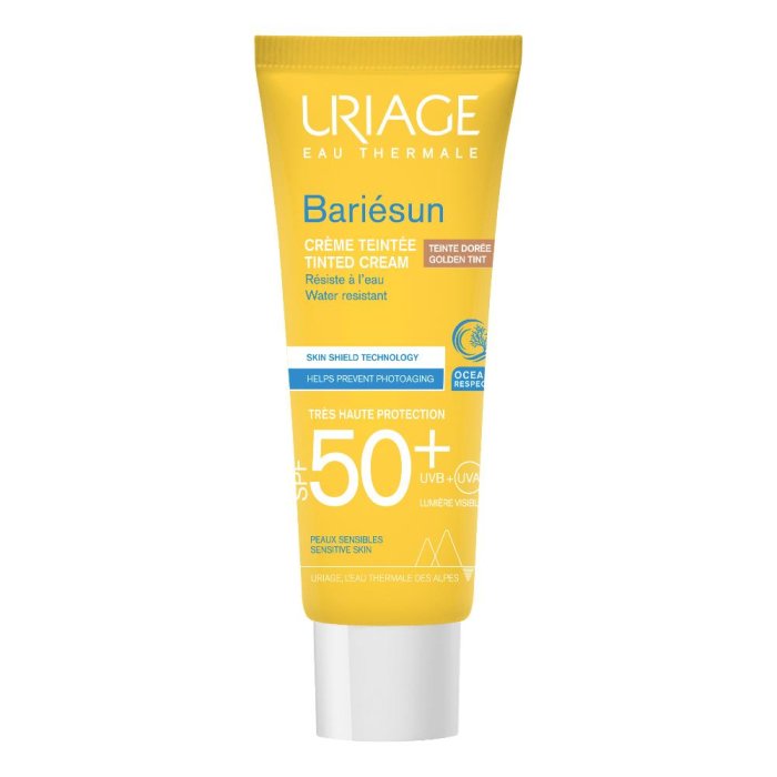 Uriage Bariesun - Crema Colorata SPF50+ Solare Viso Colore Dorato 50 ml