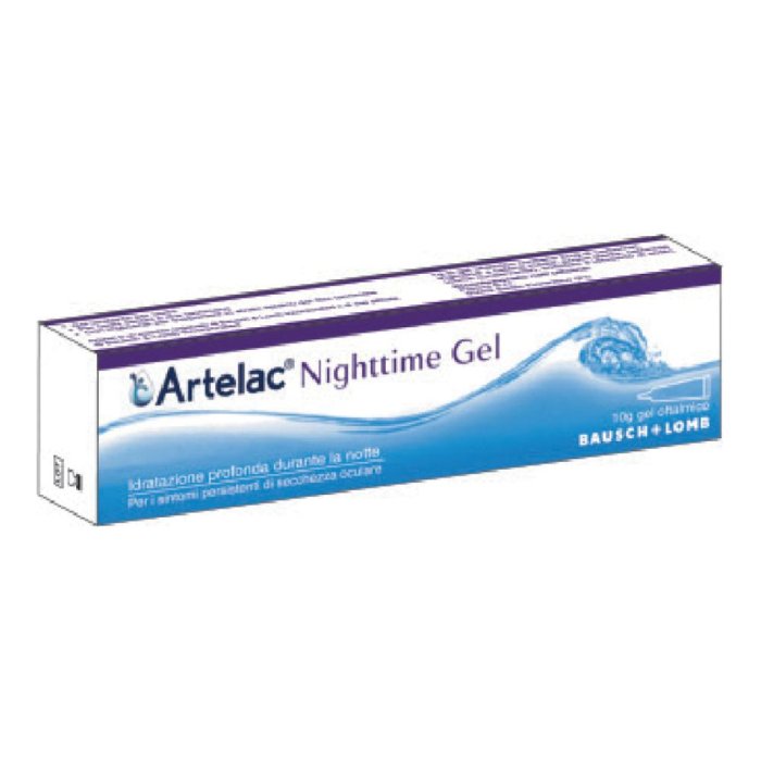 Artelac Nighttime Gel Oculare Lubrificante Notturno per Secchezza e Irritazione degli Occhi 10 Grammi