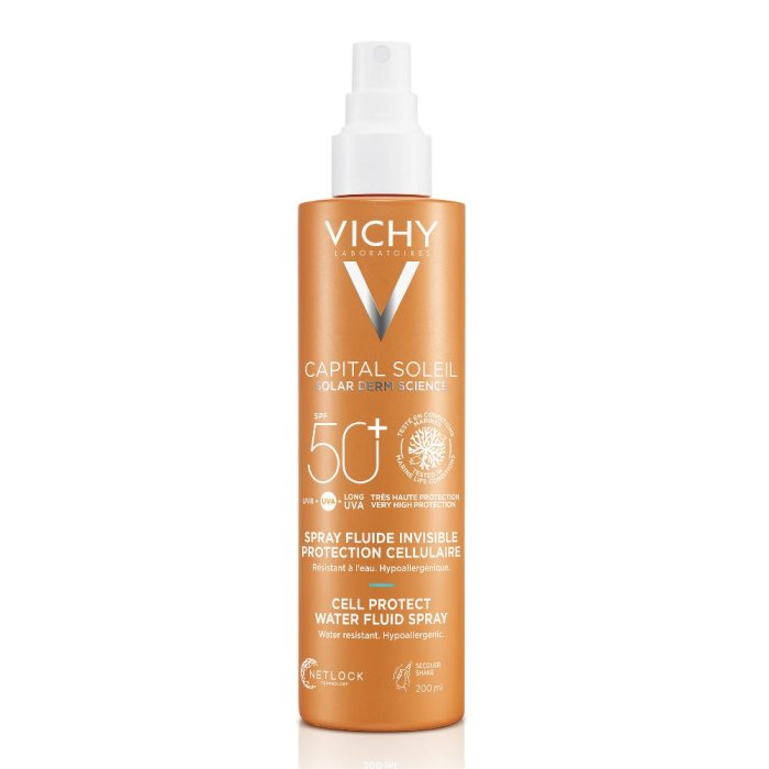 Vichy Capital Soleil - Cell Protect Fluido Ultra Leggero Spray SPF 50 200 ml