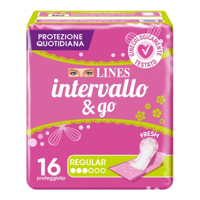Lines Intervallo&Go - Fresh Proteggislip Regular 16 proteggislip