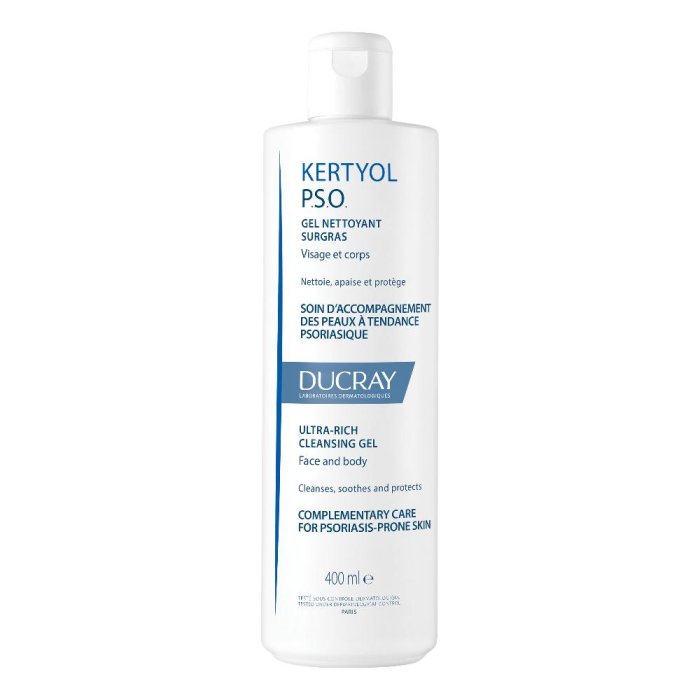 Ducray Kertyol PSO Gel - detergente viso e corpo 400 ml