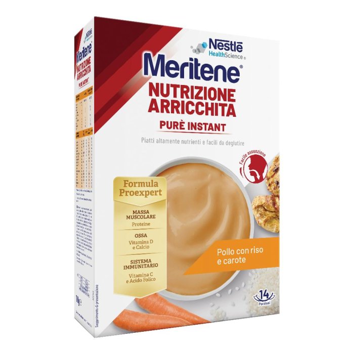 Meritene Pure Instant polvere riso - preparato nutrizionale istantaneo a base di riso