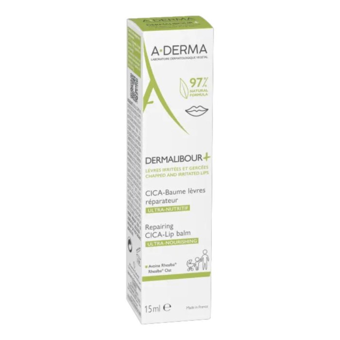 A-Derma Dermalibour + - Cica Balsamo Labbra Ristrutturante 15ml