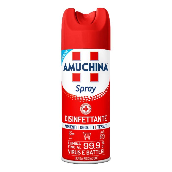 Amuchina Spray - Disinfettante per Ambiente, Oggetti e Tessuti - Confezione 400 ml