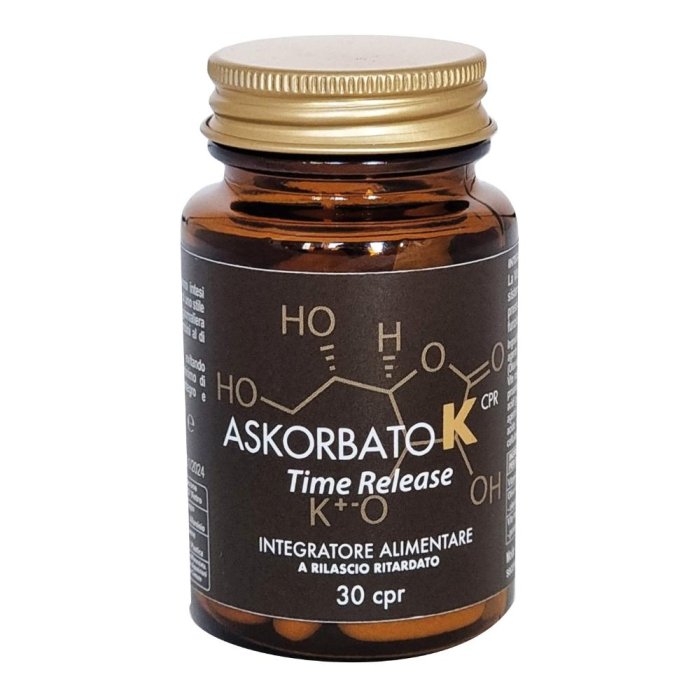 Freeland Askorbato K 30 Compresse Integratore di Ascorbato di Potassio e Vitamina C