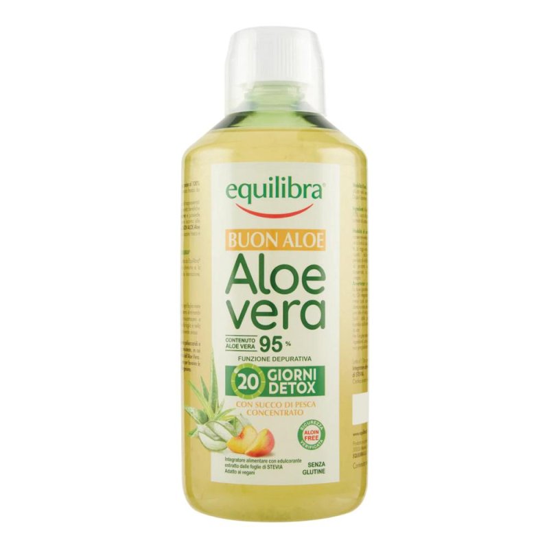 Buon Aloe Vera 95% succo 1 L - succo di aloe vera ad alta concentrazione