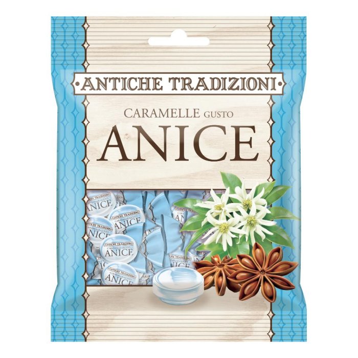 Caramelle all’Anice Antiche Tradizioni 60 g – Caramelle dure all’anice dal gusto intenso