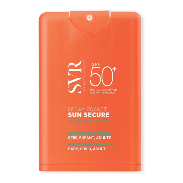 SVR Sun Secure Spray Pocket SPF50+ 20 ml - Protezione Solare Molto Alta