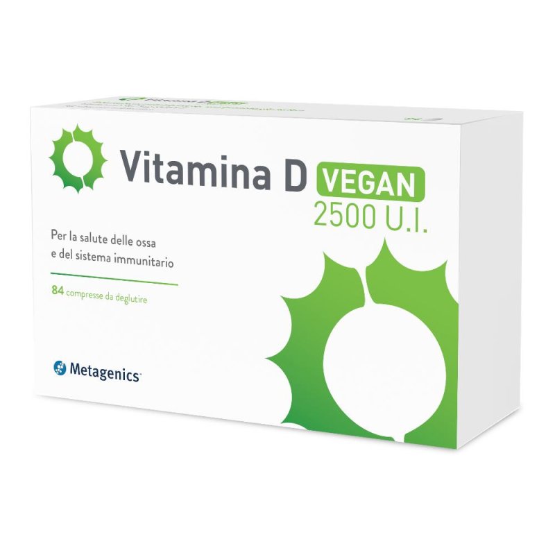 Vitamina D 2500 IU Vegan 85 Compresse