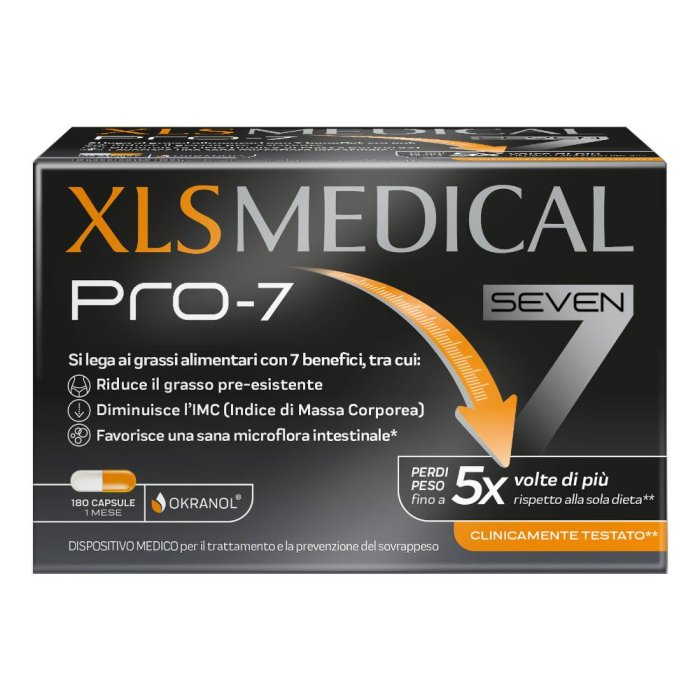 XLS Medical Pro-7 180 capsule per supportare la perdita di peso - Perrigo Italia Srl