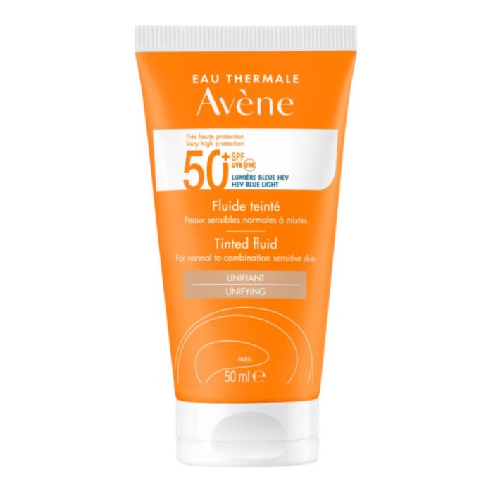 Avène Fluido Colorato SPF 50+ Solare Viso 50ml