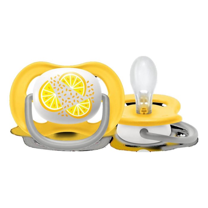 Philips Avent Ultra Air 2 succhietti 6-18 mesi neutri - succhietti ortodontici ultra aerati