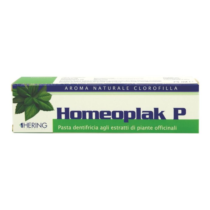 Homeoplak P dentifricio clorofilla 75 ml - dentifricio alla clorofilla per parodontopatie e placca batterica