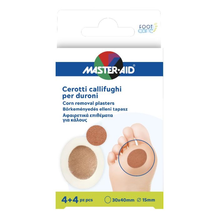 Master-Aid Foot Care - Cerotti Callifughi per duroni 4+4 cerotti