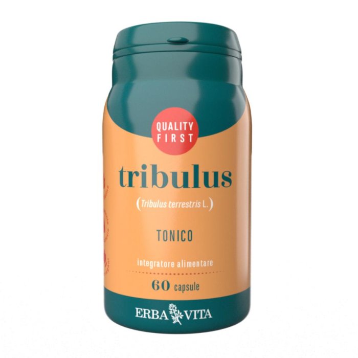 Erba Vita Tribulus Terrestris Integratore Energetico 60 Capsule
