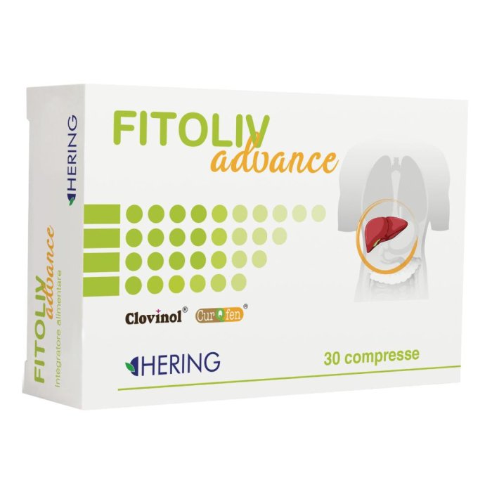Fitoliv Advance 30 compresse - integratore per fegato e funzioni depurative