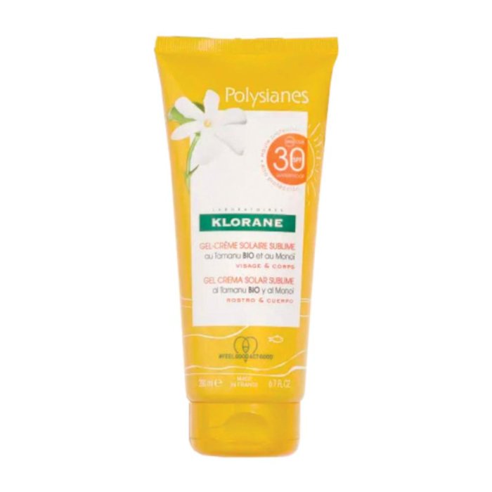 Klorane Polysianes - Crema Solare Viso Protezione Alta SPF30 50 ml