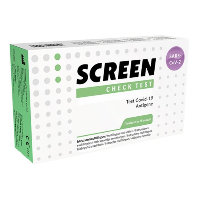 Screen Test Covid-19 antigene - test rapido antigenico nasale per rilevazione SARS CoV 2
