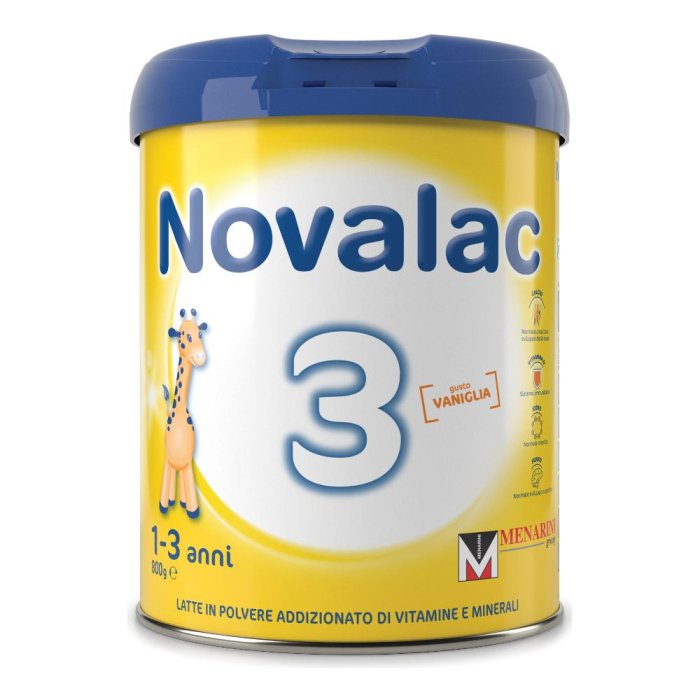 Novalac 3 Latte Di Crescita In Polvere Dai 12 Mesi Confezione Risparmio 3 Pezzi Da 800 Grammi