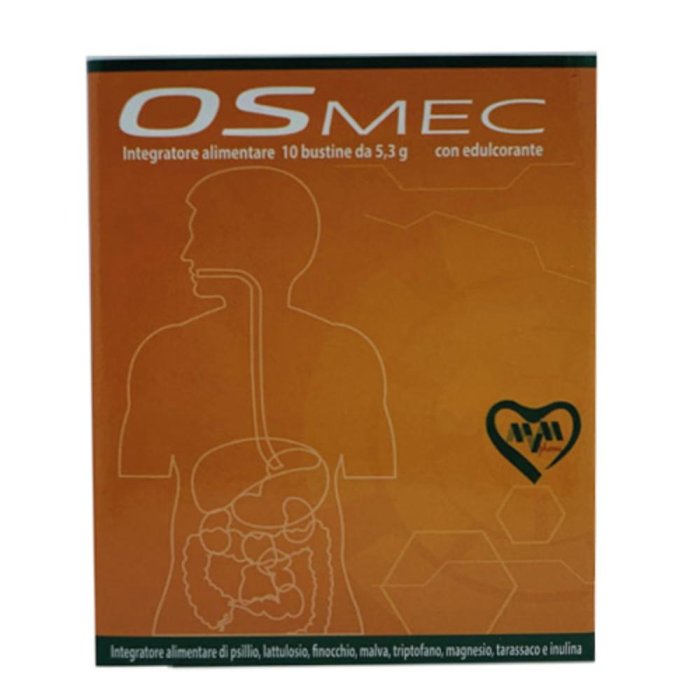 OSMEC 25 Bustine da 5,3 Grammi Integratore Osmotico per Stitichezza e Regolarità Intestinale