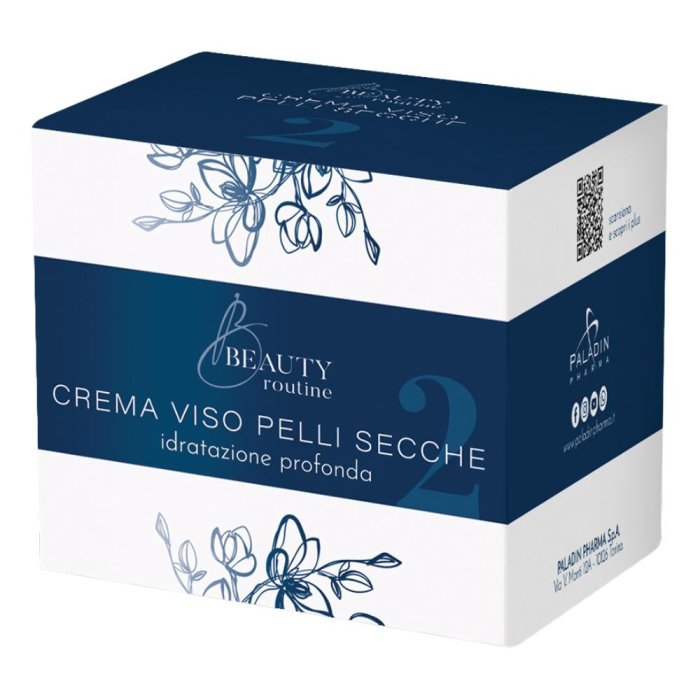 Beauty Routine viso pelli secche 50 ml crema idratante nutriente