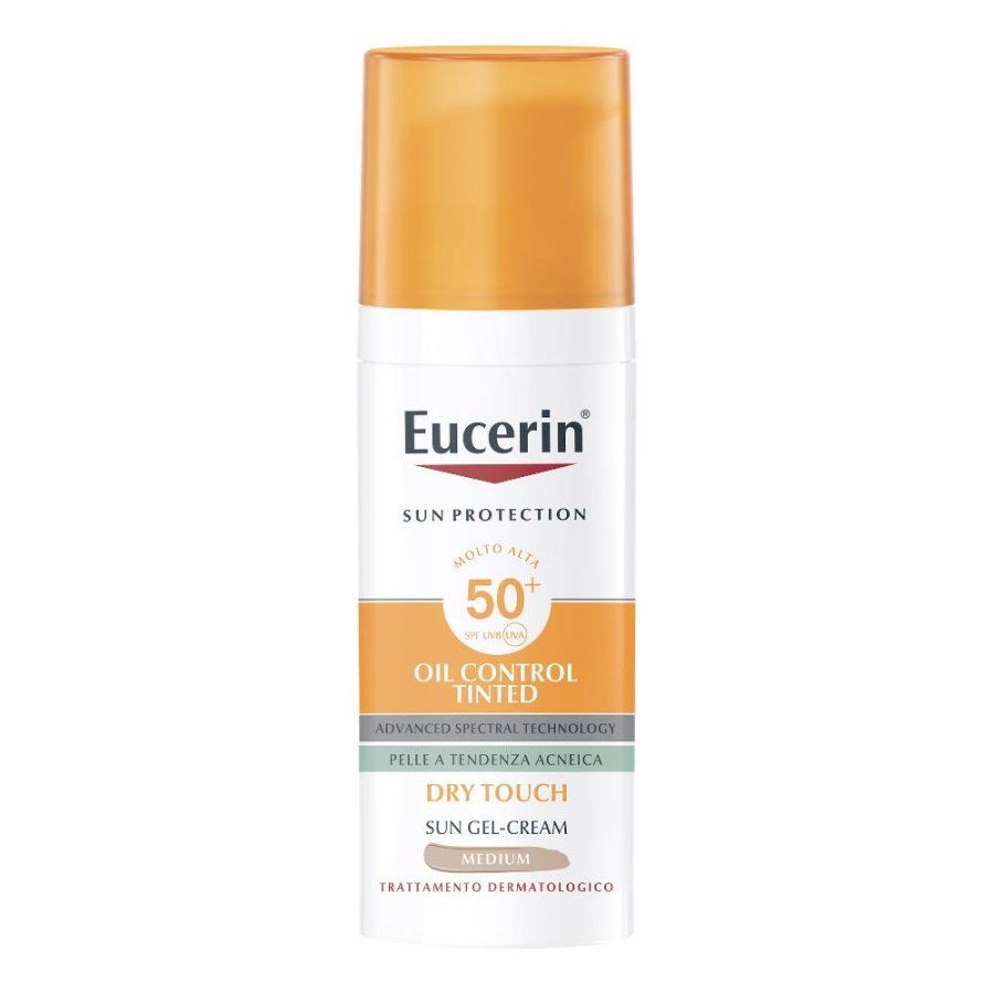 Eucerin Sun Oil Control Tinted Gel-Crème With SPF50+ Medium Eucerin Sun Oil Control Tinted Gel-Crème With SPF50+ Medium