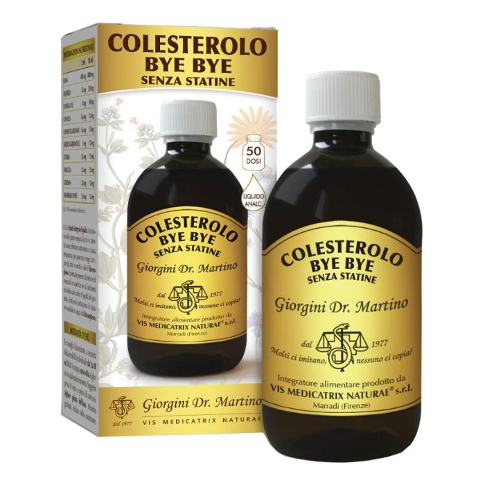  Dr. Giorgini Colesterolo Bye Bye Integratore a base di colina ed estratti d’erbe 500ml