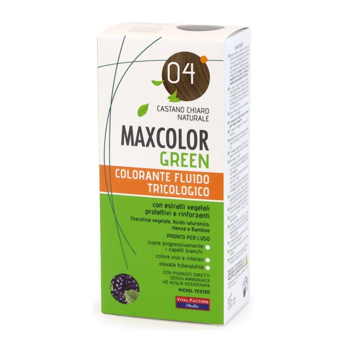 Vital Factors Max Color - Green Colorazione Tricologica 04 Castano Chiaro