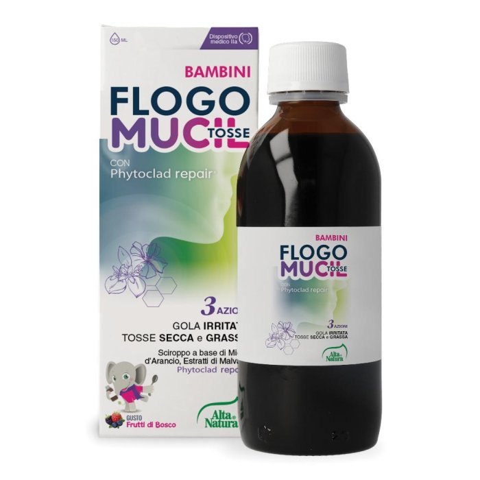 Alta Natura Flogomucil Tosse Bambini Dispositivo Medico 150 ml