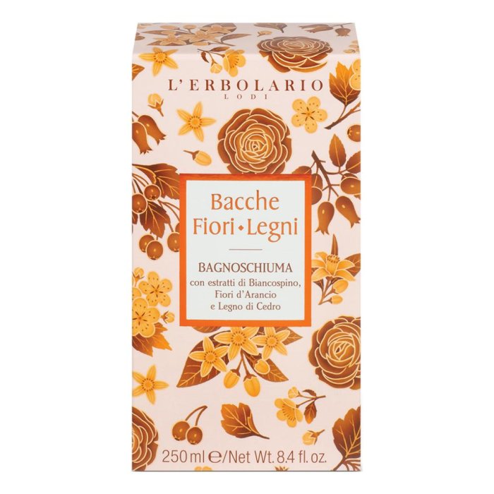 L'Erbolario Bacche Fiori Legni - Bagnoschiuma 250 ml