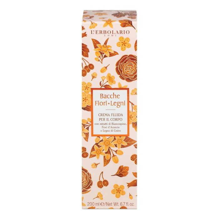 L'Erbolario Bacche Fiori Legni - Crema Fluida Corpo 200 ml