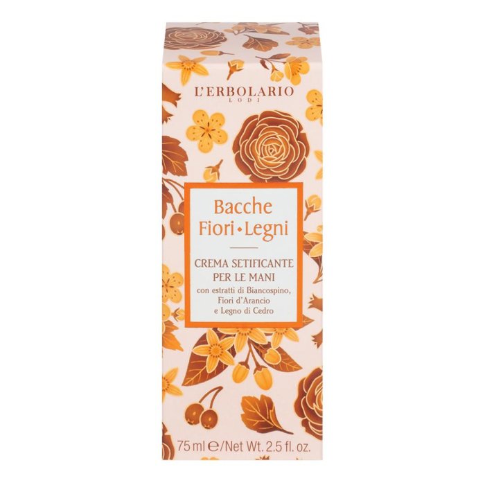 L'Erbolario Bacche Fiori Legni - Crema Setificante per le Mani 75ml