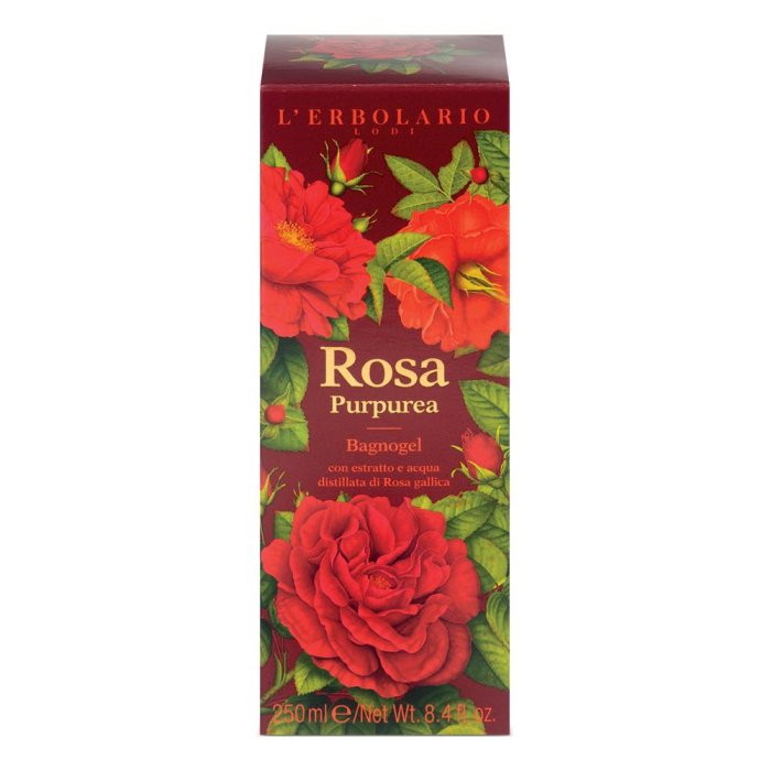 Rosa Purpurea bagnogel 250 ml - bagnodoccia delicato profumato alla rosa