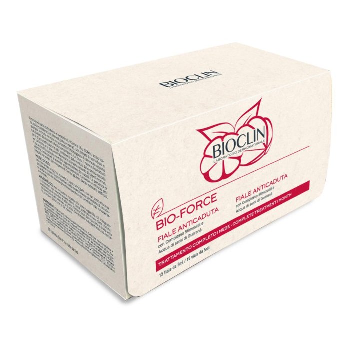 Bioclin Bio Force 15 fiale 5 ml - trattamento anticaduta intensivo per capelli