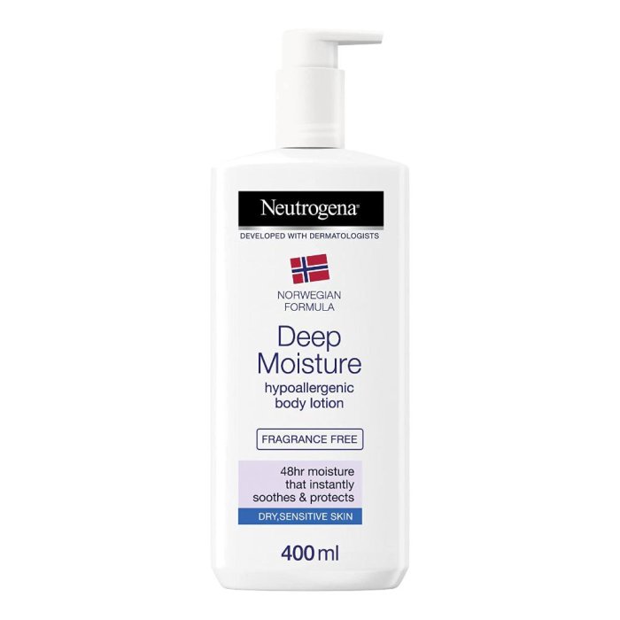 Neutrogena Formula Norvegese - Lozione Corpo Ipoallergenica Senza Profumo 400 ml