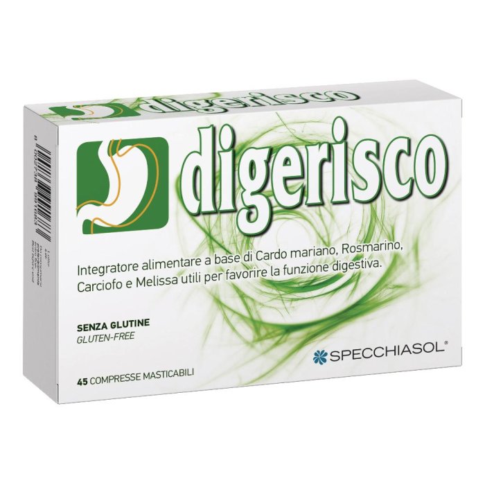 Digerisco 45 Compresse Integratore Digestivo a Base di Erbe Officinali