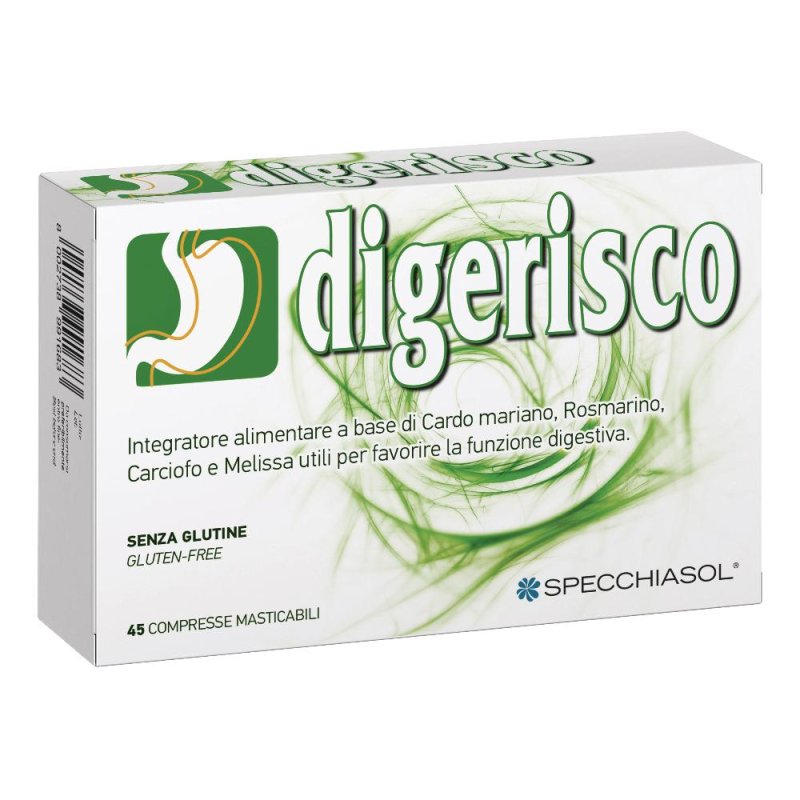 Digerisco 45 Compresse Integratore Digestivo a Base di Erbe Officinali Digerisco 45 Compresse Integratore Digestivo a Base di Erbe Officinali