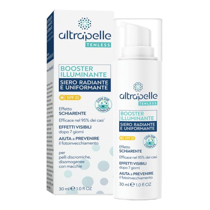 Altrapelle Tenless Booster Illuminante Siero Radiante Uniformante 30 Ml