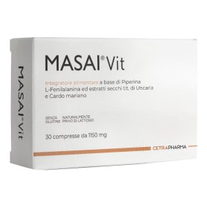 Masai Vit Integratore Multivitaminico per Energia e Difese Immunitarie 30 Compresse