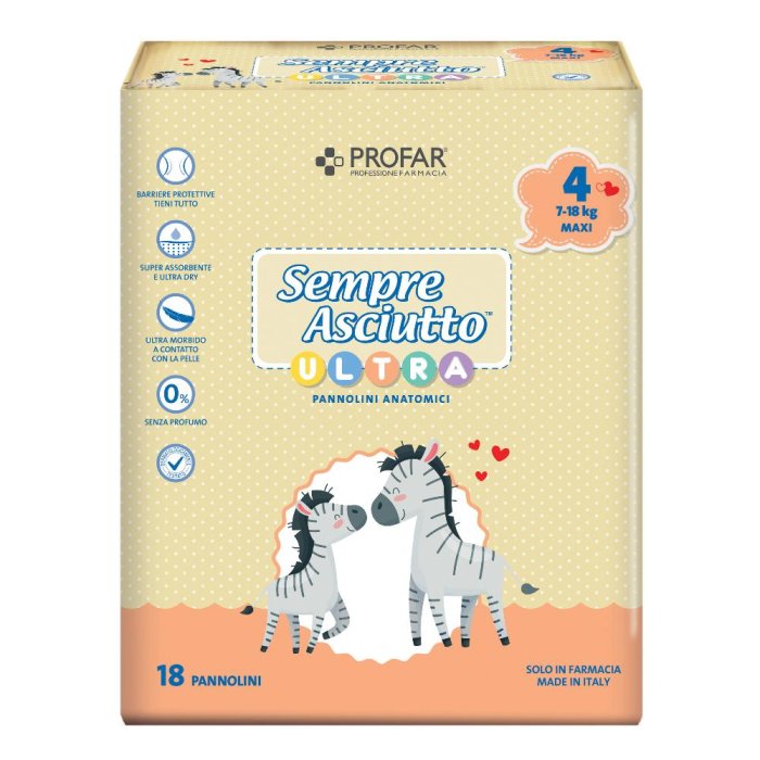 Profar Semplice Assorbente Ultra Maxi 7/18 18 pezzi - assorbenti igienici ultra sottili con ali