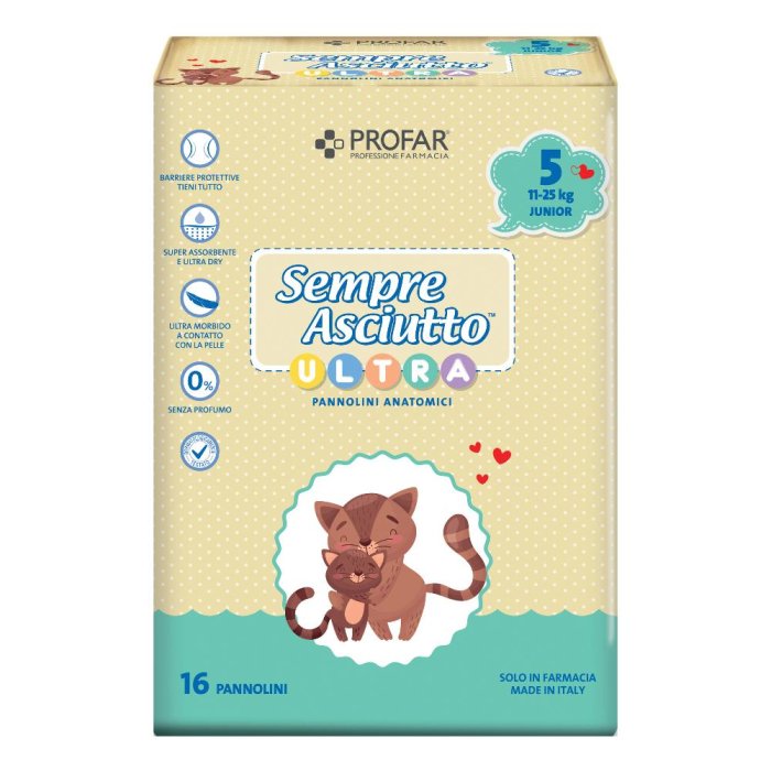 Profar Semplice Assorbente Ultra Junior 11/25 16 pezzi - assorbenti igienici giorno ultra sottili con ali