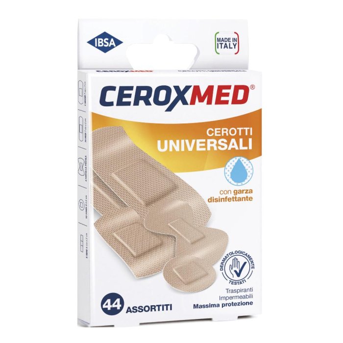 Ceroxmed Cerotti Universali misure assortite 44 cerotti
