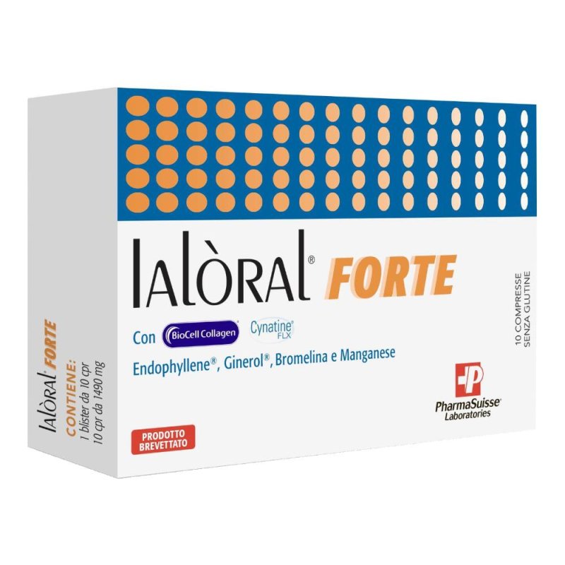 IALORAL Forte Integratore in Compresse all’Acido Ialuronico per Articolazioni e Cartilagini – Confezione da 10 Compresse