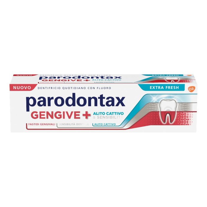 Parodontax Dentifricio Gengive+ Contro Fastidi Gengivali E Denti Sensibili Extra Fresh 75ml