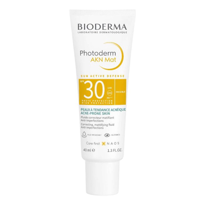 Bioderma - Photoderm AKN Mat Crema Viso Spf30+ Confezione 40 Ml